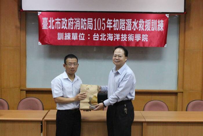 台北市消防局潛水救援訓練案於台北海洋技術學院展開圖片